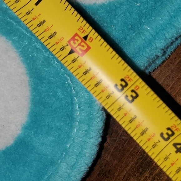 Copacabana aqua with white polka dots cover up, towel, robe XL - Picture 4 of 11